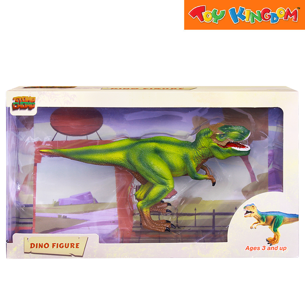 Stomp and Chomp T-Rex Green Dino Figure | Shopee Philippines
