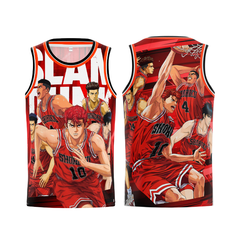NBA jerseys, men's slam dunk, basketball full sublimation jersey, vest