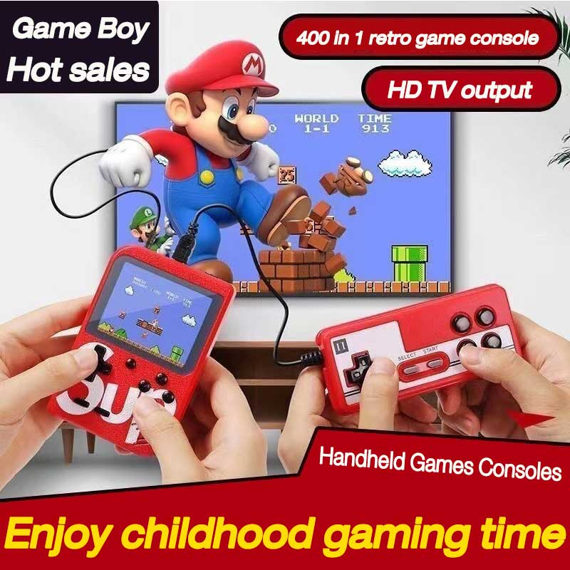 Portable 3 Inch Retro Mini Pocket Game Machine 400 In 1 Gameboy Gamebox