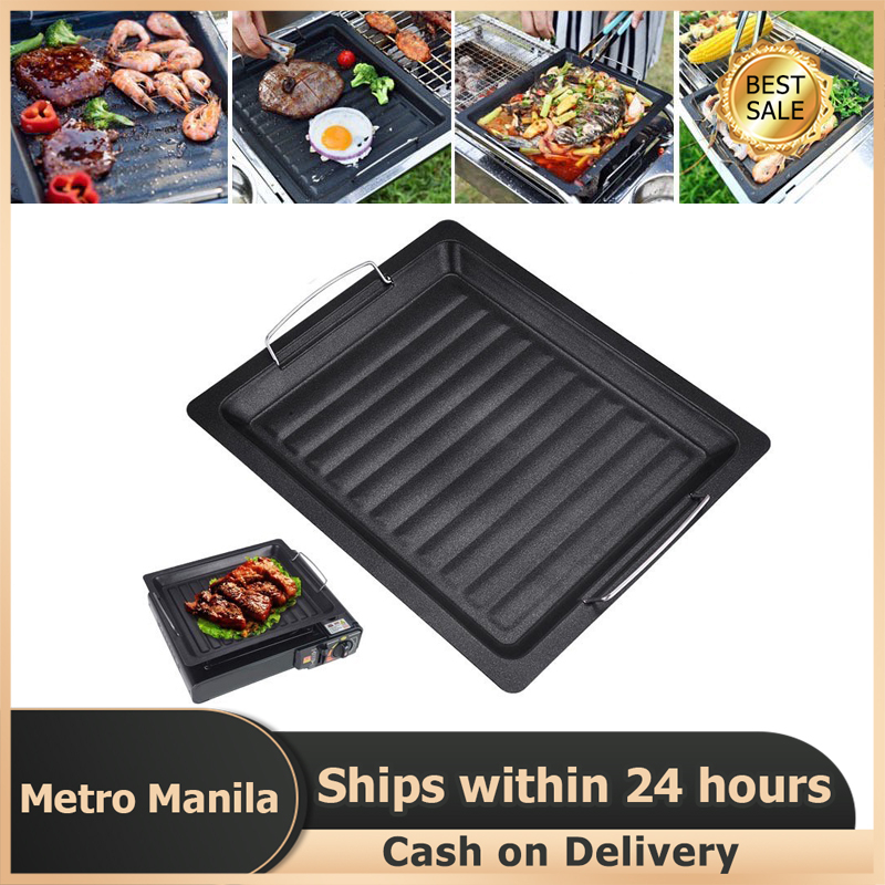 Ready Stock Celina Rectangle Shape Griddle Grill Frying Pan Kitchen ...