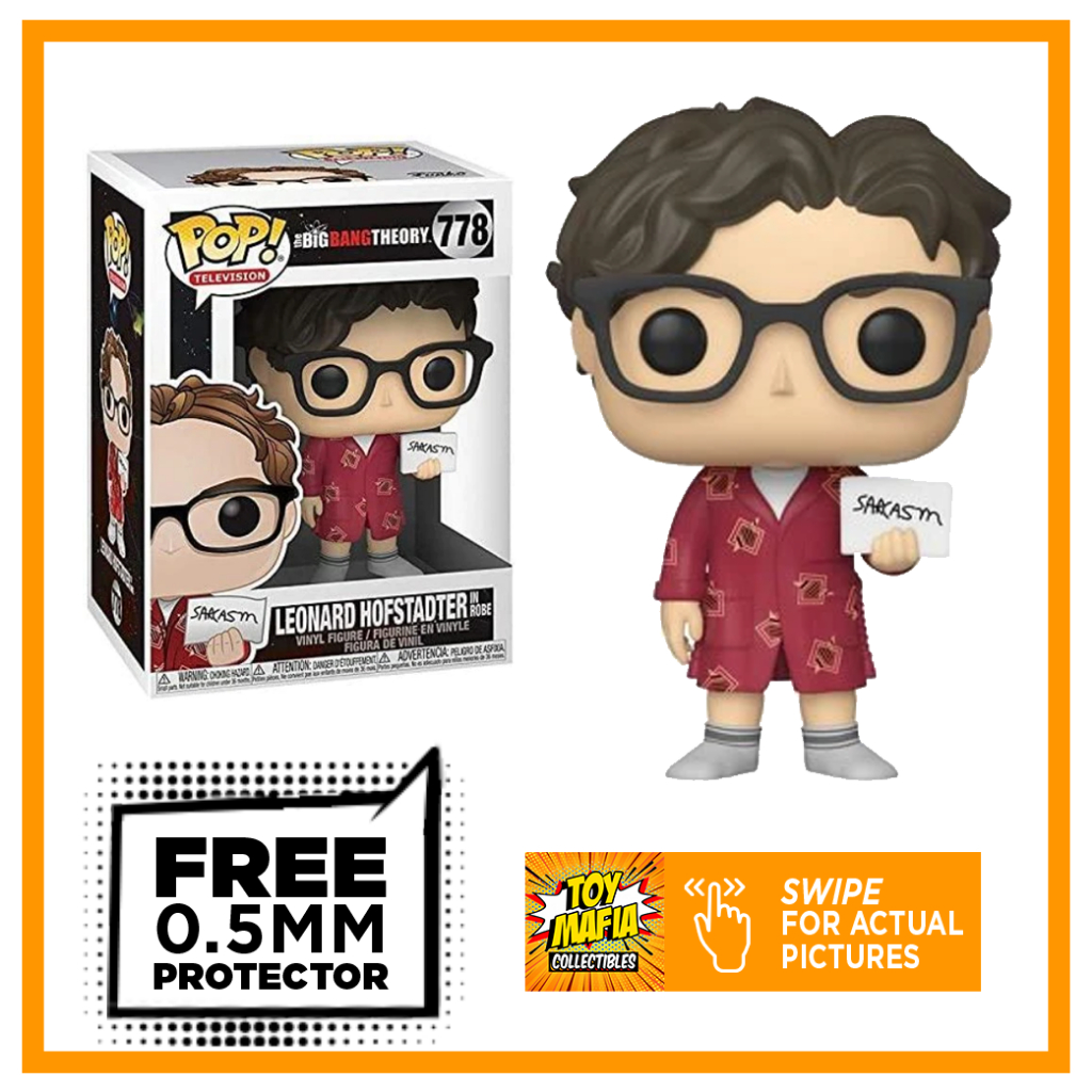 Leonard Hofstadter in Robe - The Big Bang Theory Funko Pop! | Shopee ...