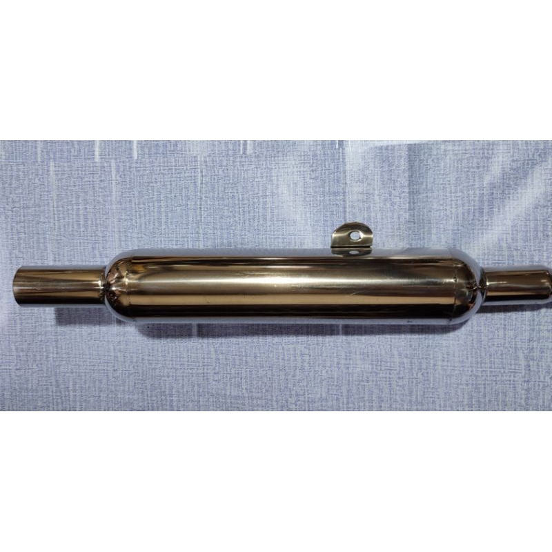 Kawasaki Barako I & II - StockPipe - Bottle Type - Stainless - Muffler ...