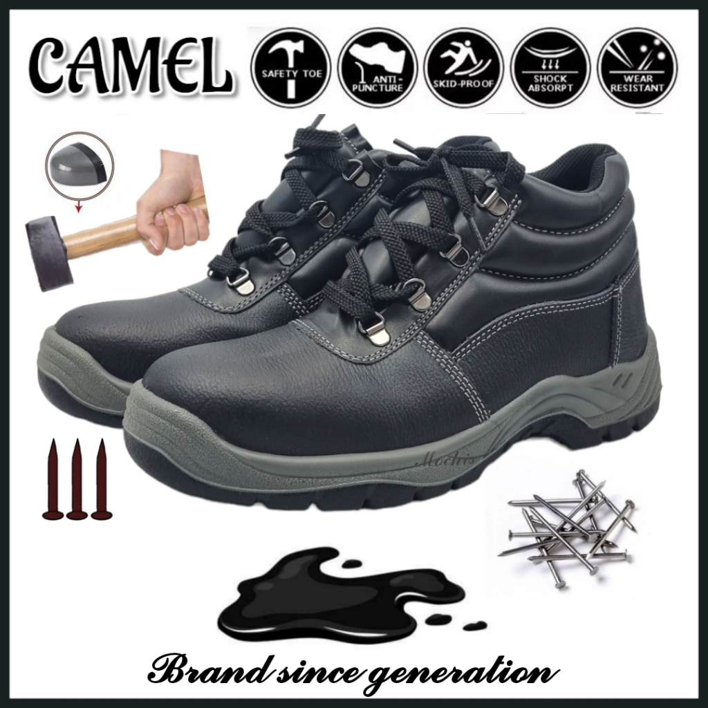 Camel Hi-Cut Mens Anti-Shock spill proof and Anti-Punture breathable ...