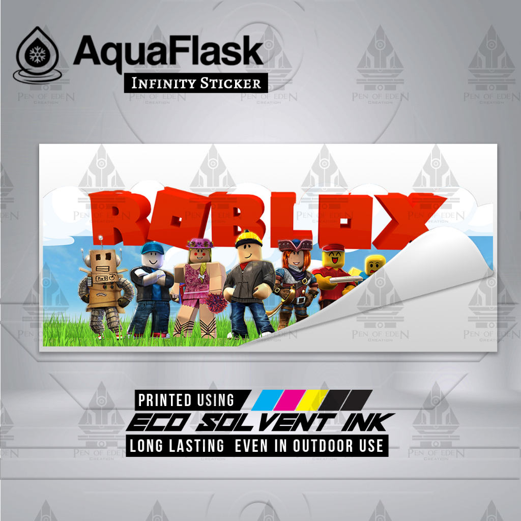 Roblox AquaFlask Infinity Stickers (STICKER ONLY AQUAFLASK NOT INCLUDED ...