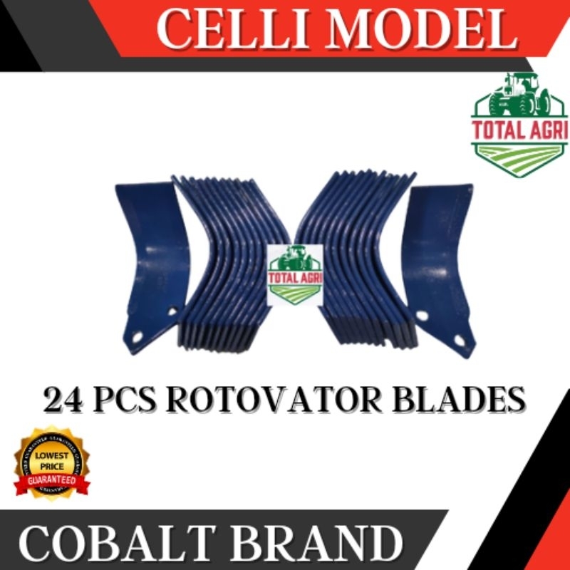 ROTOVATOR BLADE Celli Model 1 Set/24 pcs. Cobalt Brand | Shopee Philippines