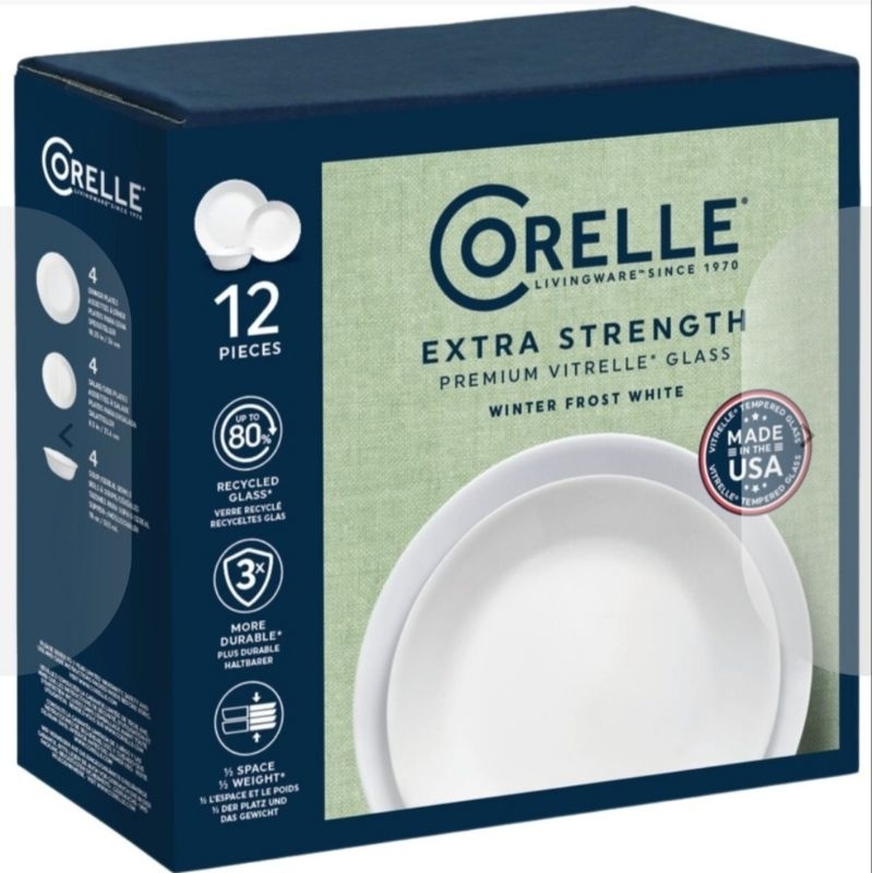 Corelle 12 piece Set | Shopee Philippines