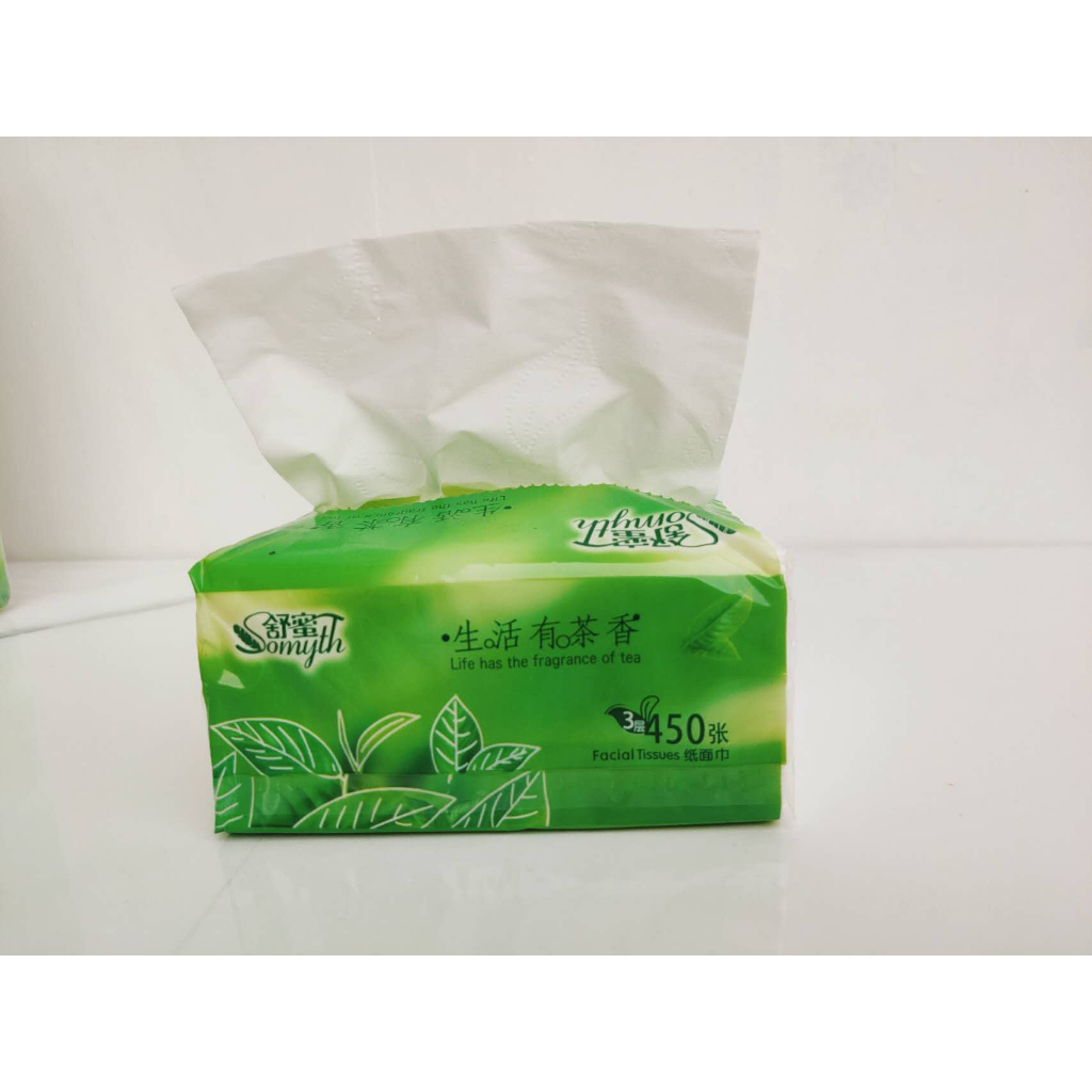 SOMYTH Green Leaf Facial Tissue Paper Best Seller 100% Virgin Pulp 3 ...