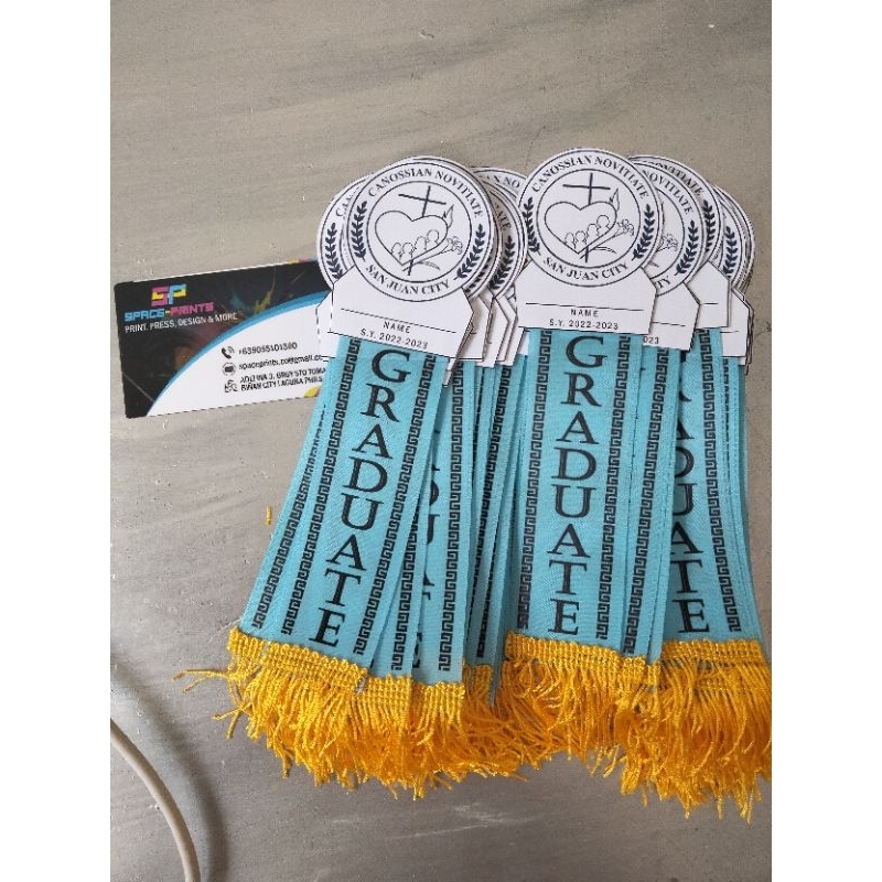 Graduation/Culmination Ribbon for Graduate, Parent, Most & Best Awards