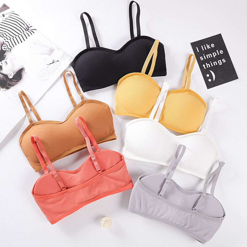 (free size) Sports Bra Cotton back Bra Beauty Back Sports Wrapped Chest( LX Bra) Shopee