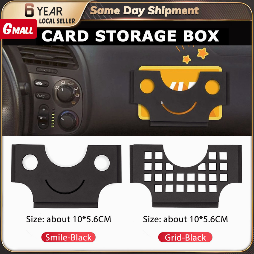 Car Voucher Storage Box Clip Windshield Organizer Case Adhesive for ...