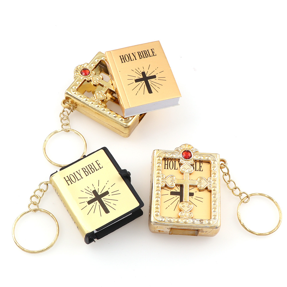 (50pcs)MINI HOLY BIBLE key chain Best For Gift Or Souvenir | Shopee ...