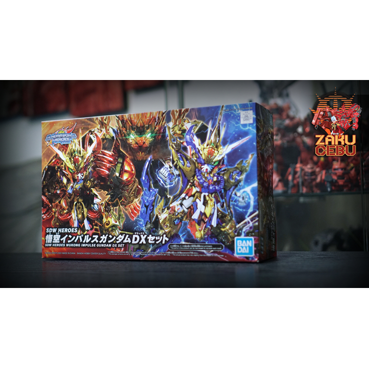 Bandai Hobby SDW Heroes Wukong Impulse Gundam DX Set - Model Kit Gundam