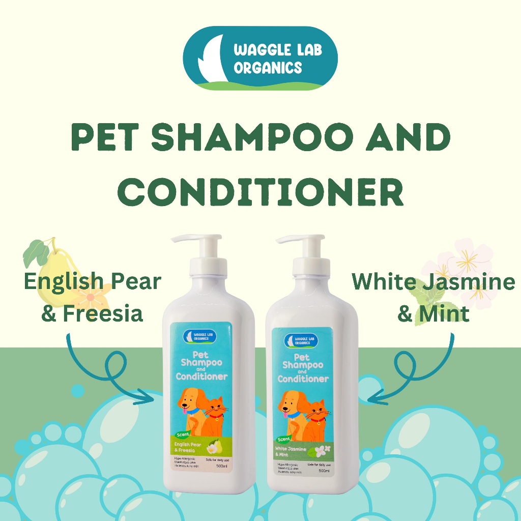 Waggle Lab Organics Pet Shampoo and Conditioner Shopee Philippines