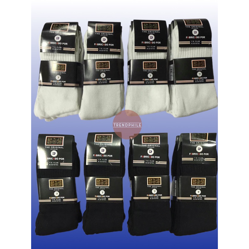 Plain Socks • Mid Cut Iconic Socks 1Pair | Shopee Philippines