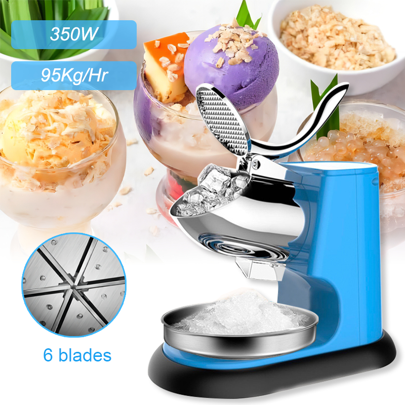 220V Heavy Duty Blender Ice Crusher Electric Machine 6 Blades Electric