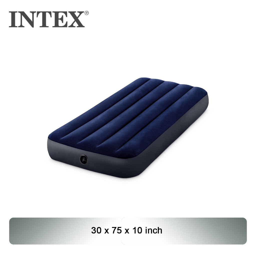 INTEX® 64756 Jr. Twin Dura-Beam Series Classic Downy Airbed (30"x75"x10 ...