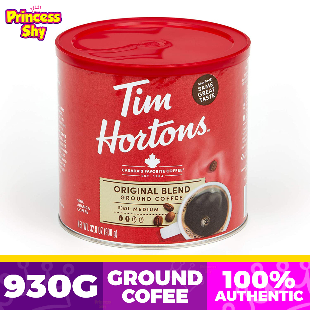 Tim Hortons Original Blend Medium Roast Ground Coffee 100 Arabica Beans 32.8 oz Shopee