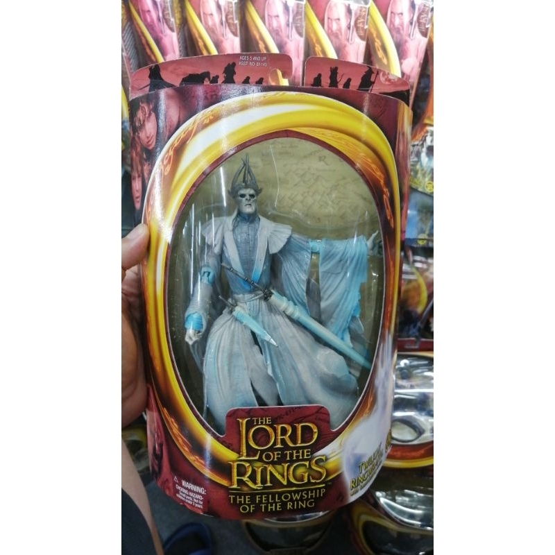 Toy Biz Lord of The Rings FOTR Ring Pack Misc Twilight Ringwraith ...