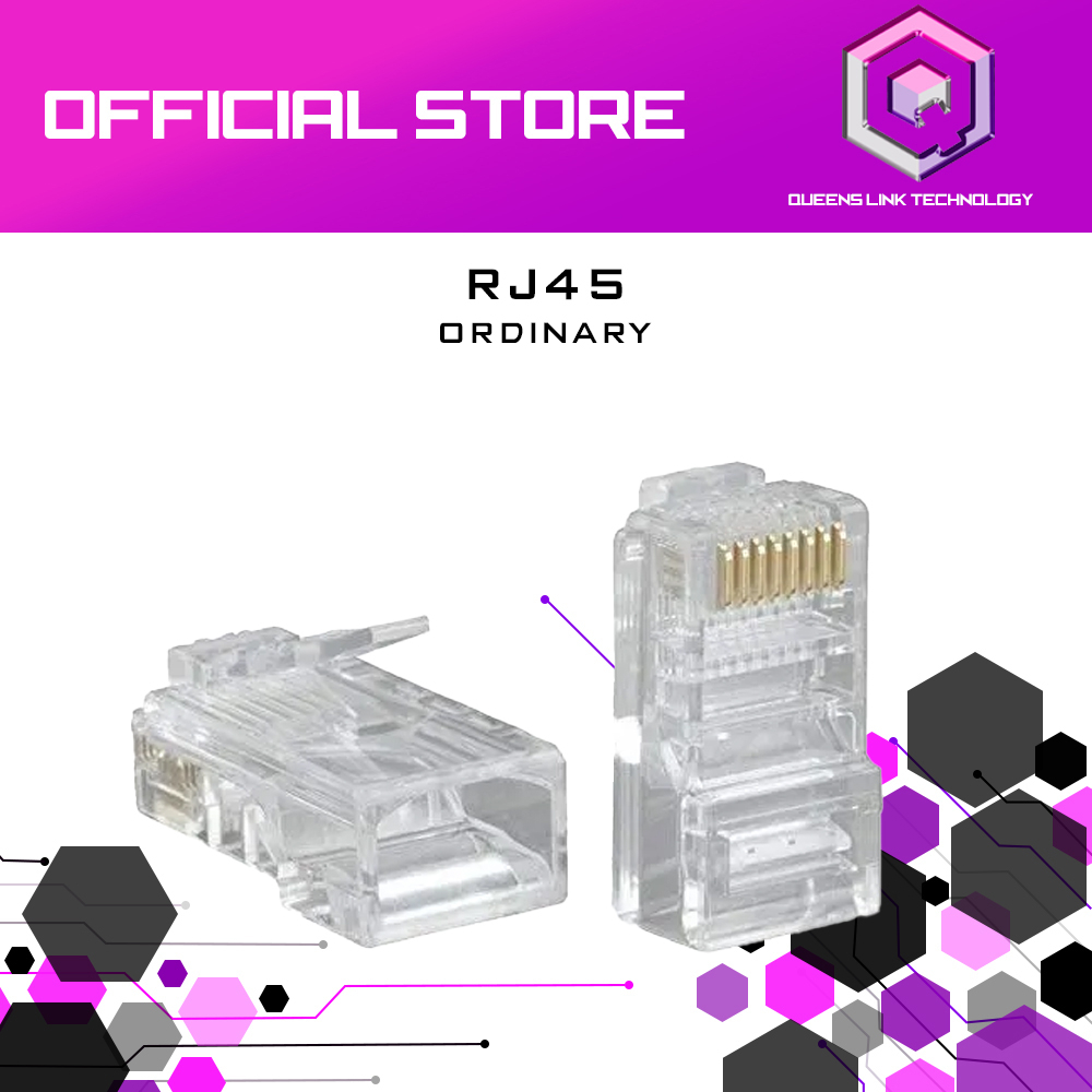 RJ45 ORDINARY (100PCS) | Shopee Philippines