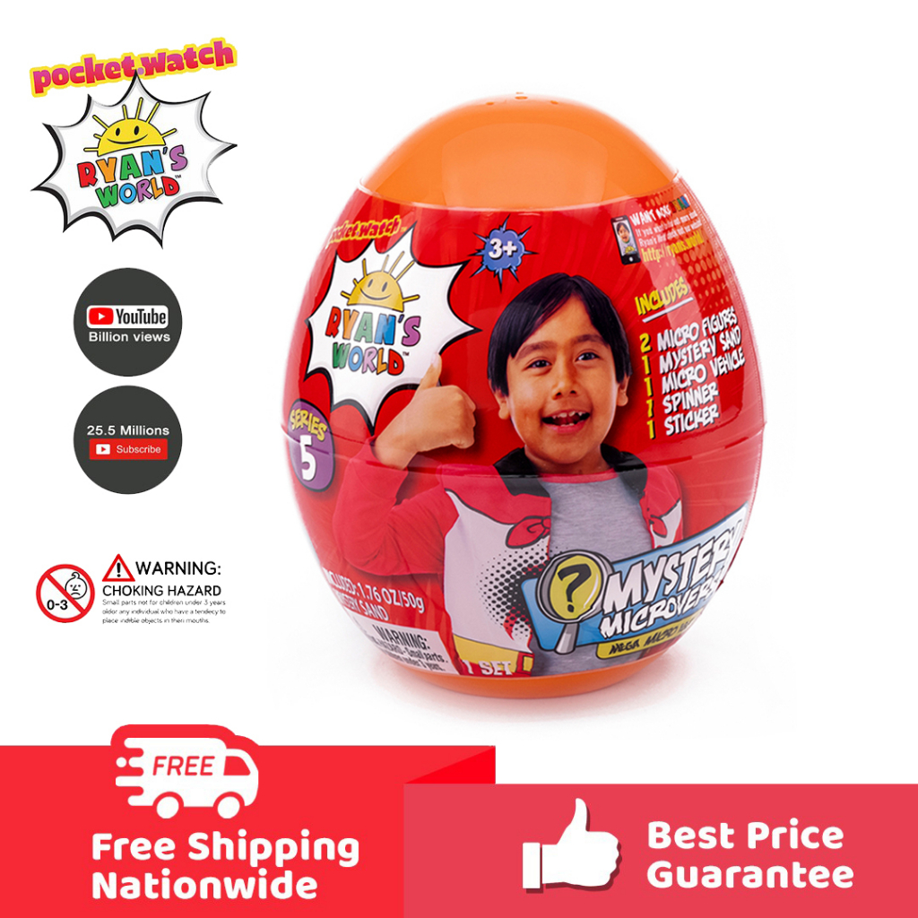 Ryan's World Mystery Microverse Mega Micro-Egg Toys Series 2 | Shopee ...
