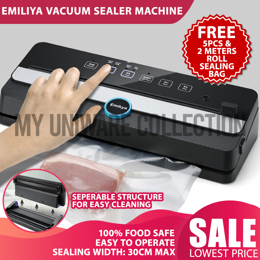 Vacuum Sealer Machine with Built In Cutter Wet and Dry Food Vacuum ...