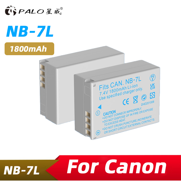 Batterie Canon NB-7L D'origine - 7.4V 7.8Wh - Neuve Sous Blister