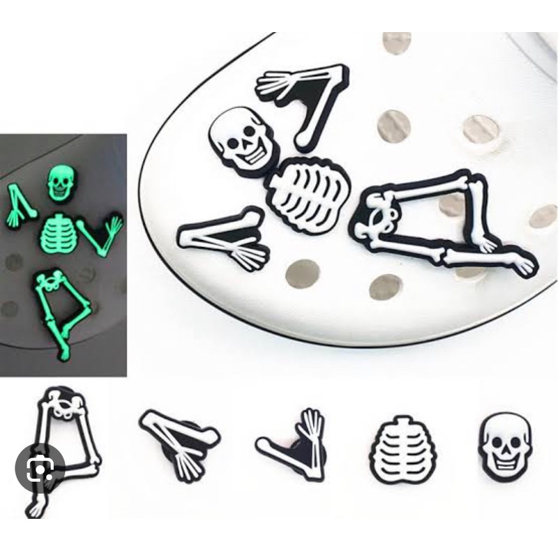 Skeleton jibbitz for crocs Shopee Philippines