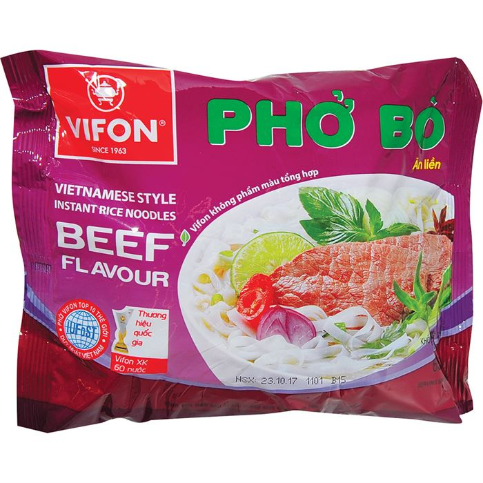 Vifon Instant Rice Noodles Beef Flavor 65g (pack) Shopee Philippines