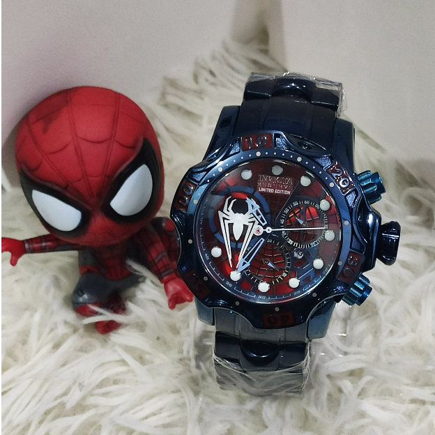I.N.V.I.C.T.A. 27043 Metal Series Big Size With Toy Venom Spider ManU.S Grade Japan Movement Quartz