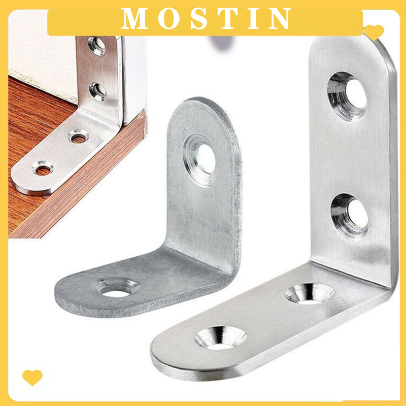 MOSTIN Right Angle Bracket Corner Stainless Steel Corner Stand Angle ...