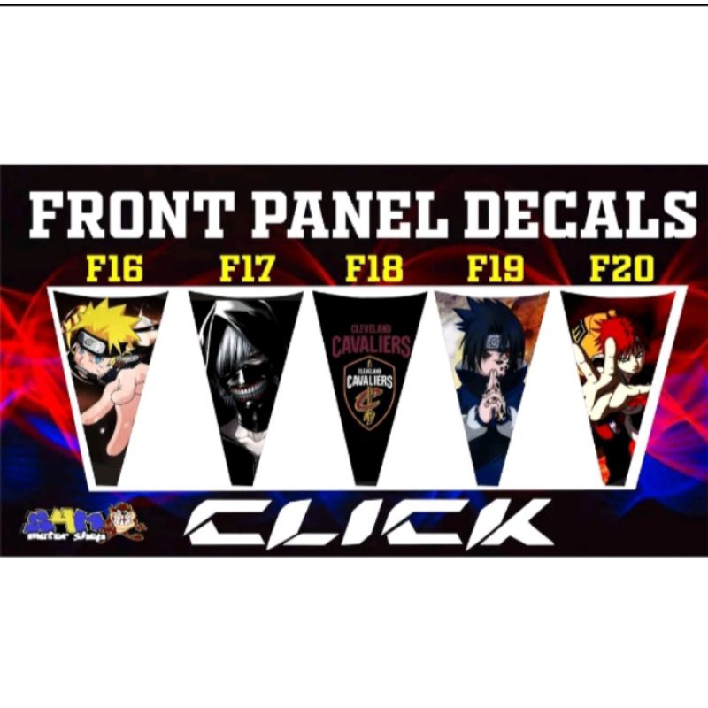 Honda Click 125/150 Game Changer Front Panel Decals | Shopee Philippines