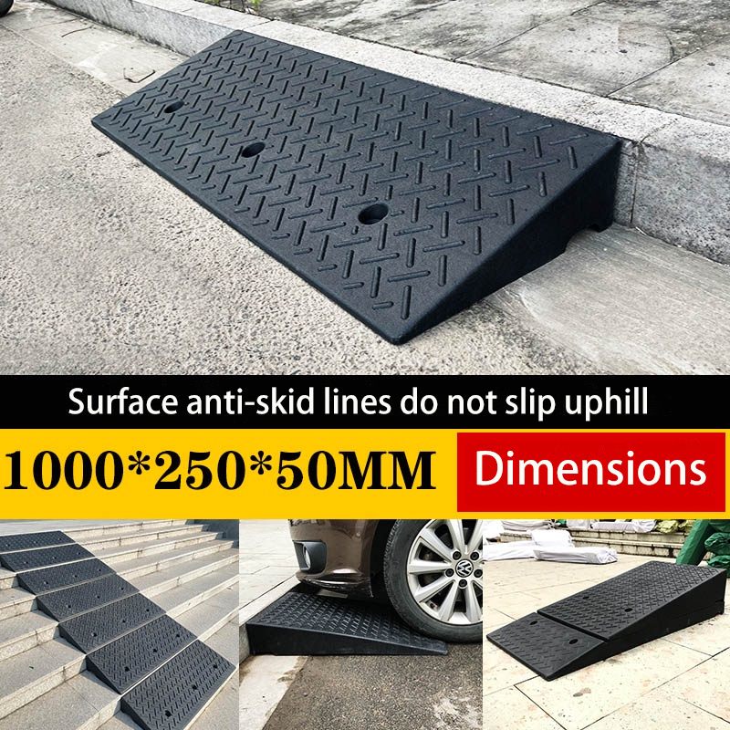 【COD】 Portable Light Curb Ramp Heavy Duty Plastic Threshold Ramp Kit