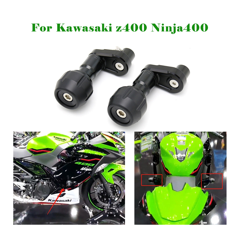 REYGEAKT For Kawasaki Ninja400 Z400 Ninja 400 Frame Slider Side Shield