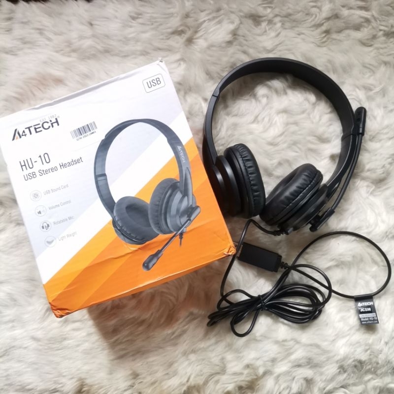 A4Tech HU-10 USB Headset | Shopee Philippines