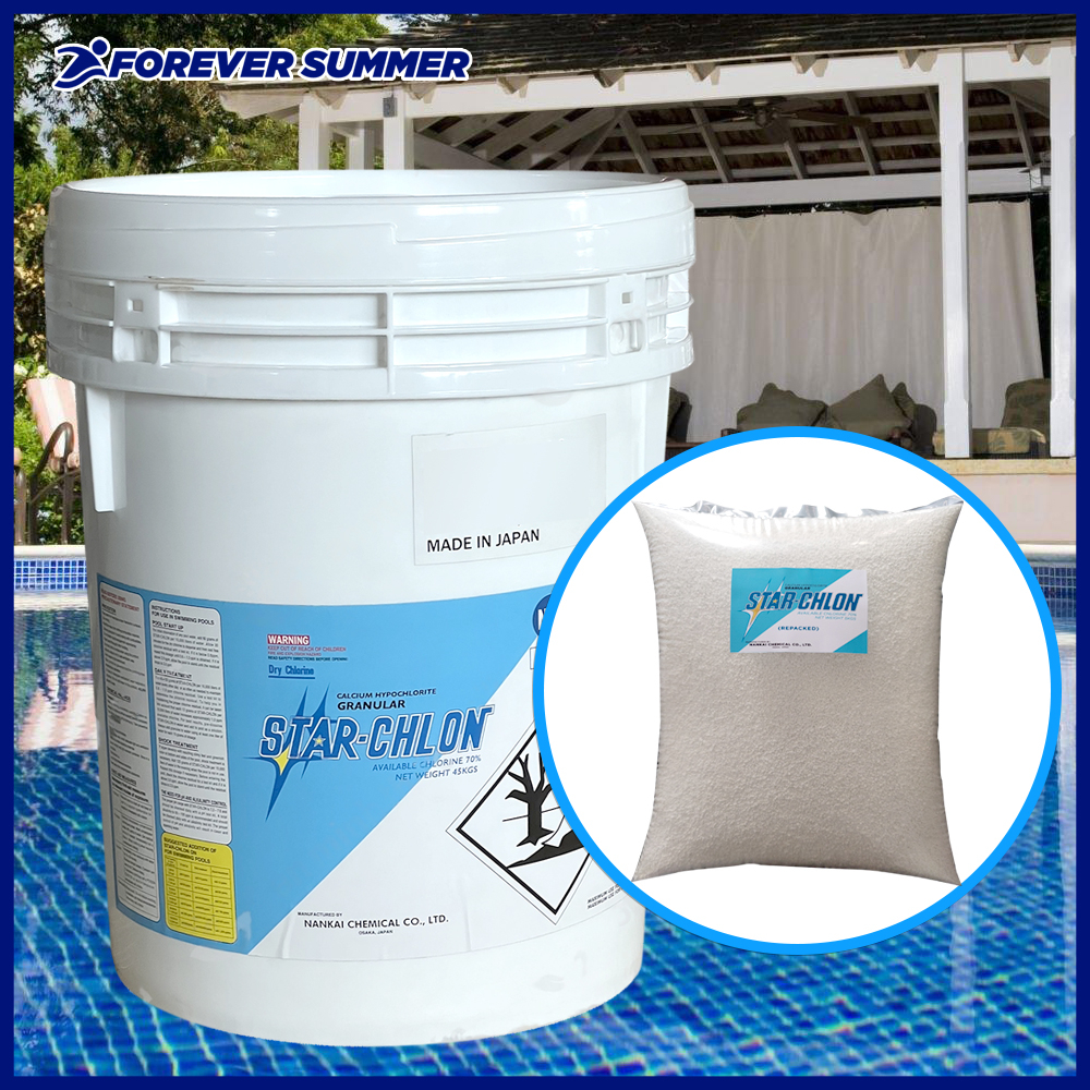 StarChlon 70G Chlorine Granules for Swimming pools Made in Japan 70