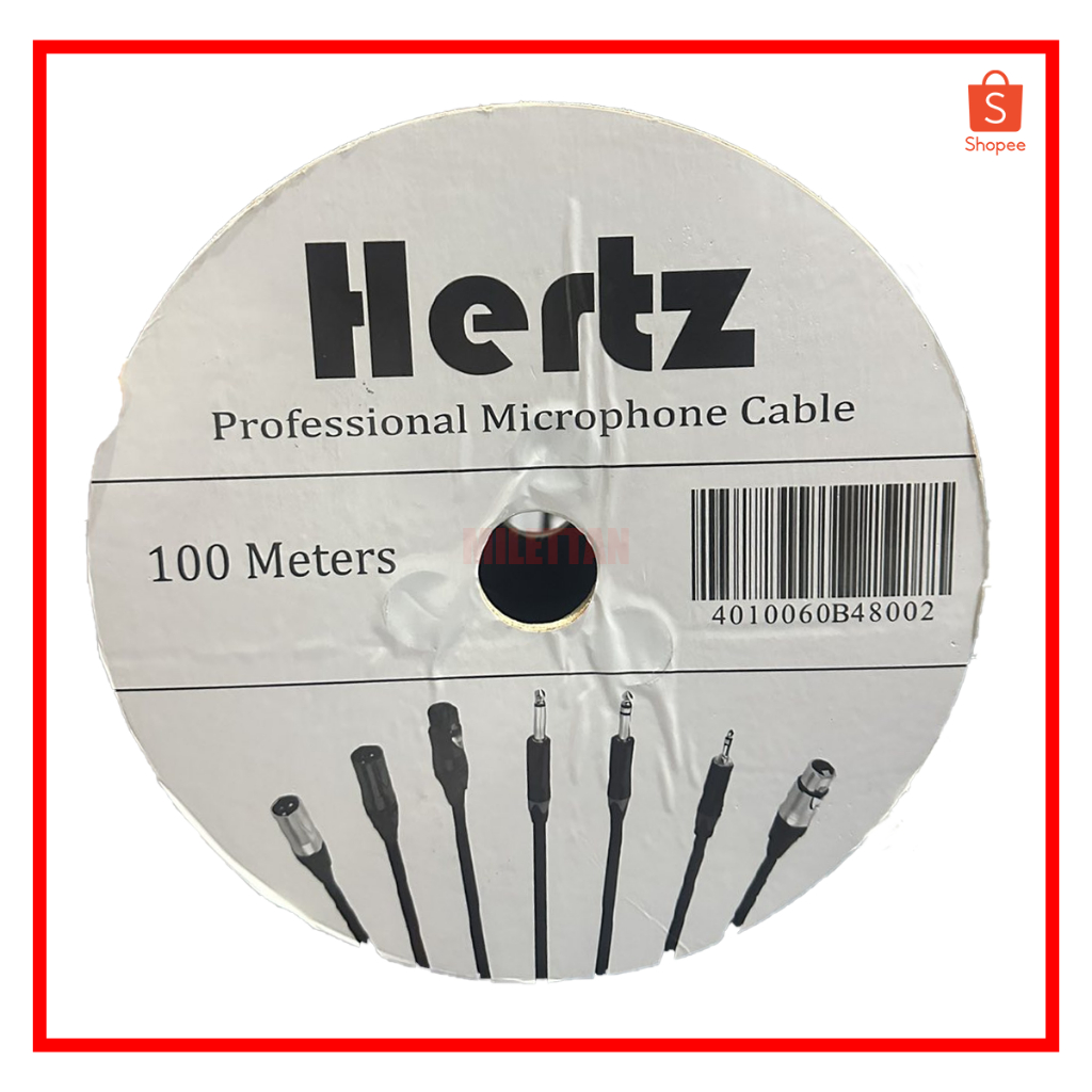 Hertz Professional Microphone Cable [Original][Sold per meter] | Shopee ...