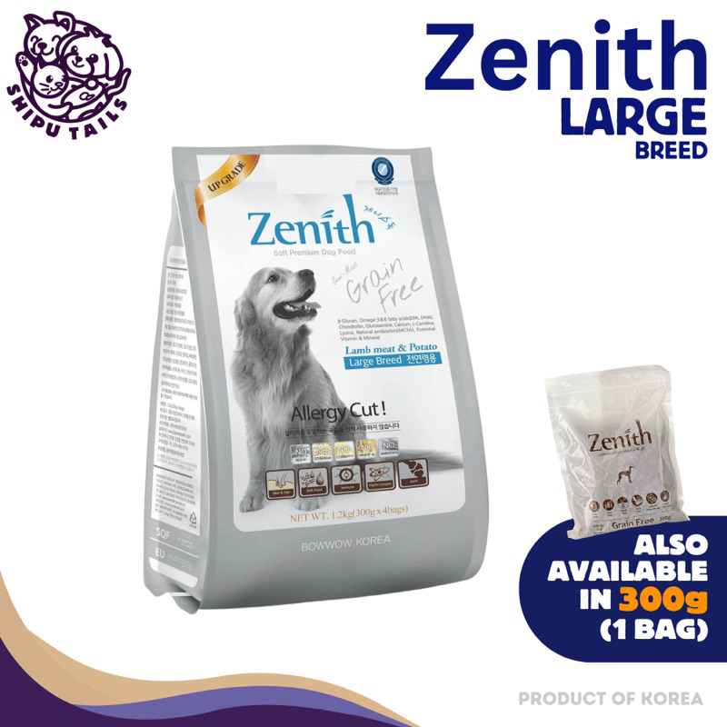 Zenith Dog Food Soft Kibble Premium Grain Free KG Adult