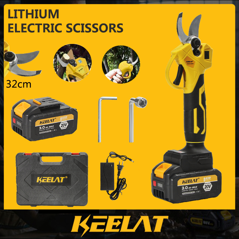 KEELAT Cordless Electric Scissors Shear Branch Tree Garden Tools big