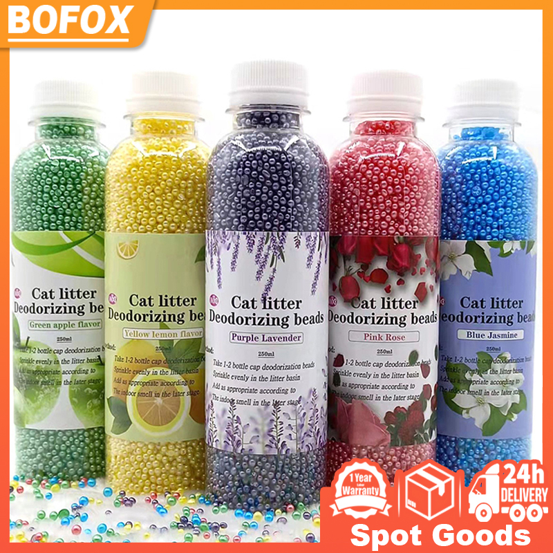 Pet Cat Litter Box Deodorant Bead Deodorizer Crystal Cats Poop Mate ...