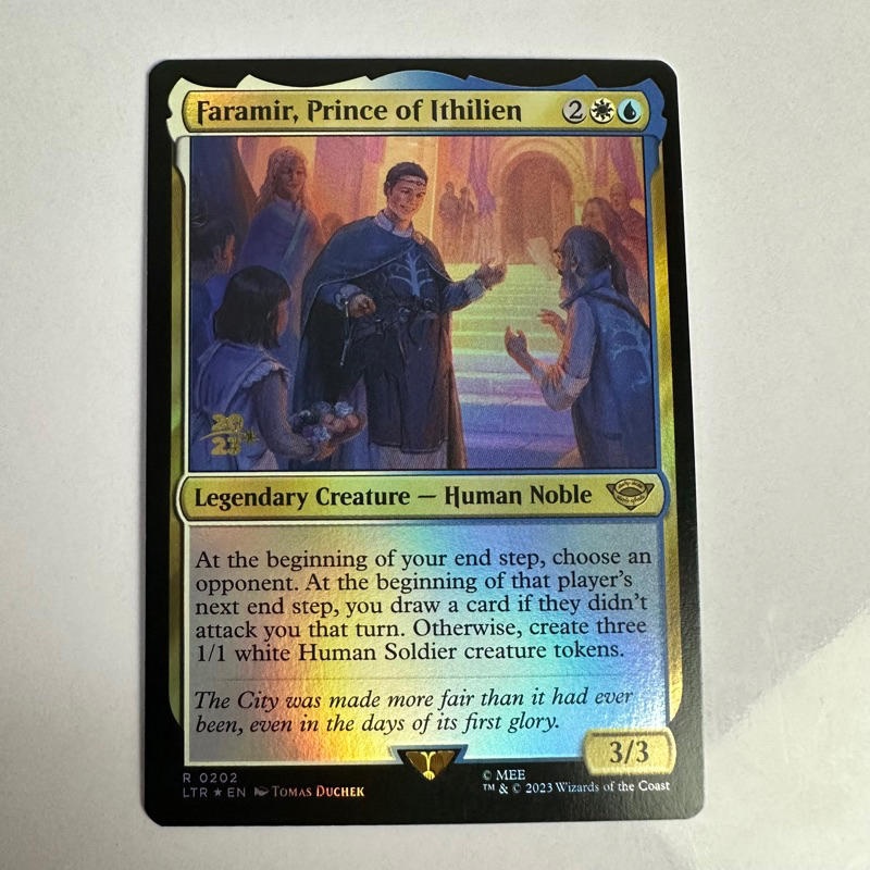 FARAMIR, PRINCE OF ITHILIEN | LTR THE LORD OF THE RINGS | MULTICOLOR | MTG  MAGIC THE GATHERING | Shopee Philippines