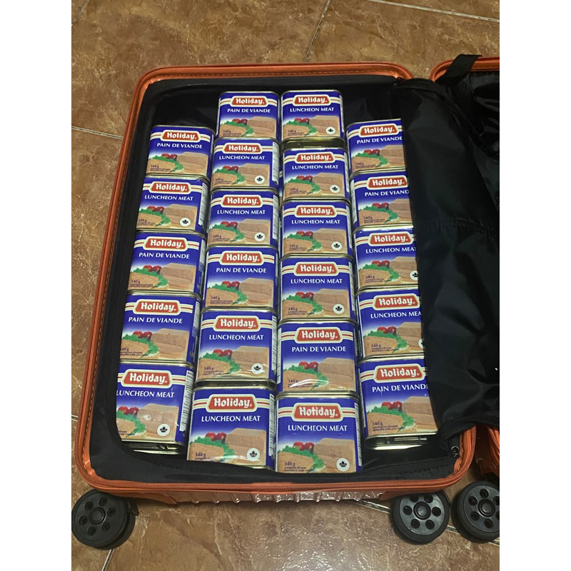 AUTHENTIC HOLIDAY LUNCHEON MEAT 340g exported from Canada expiration