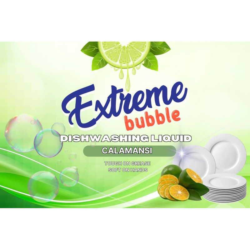 Extreme Bubble Dishwashing Liquid 1 Liter Shopee Philippines