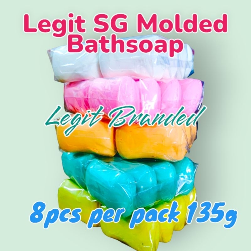 135g Family Size Antibacterial Bath Soap Bars Repack SG Molded Soap