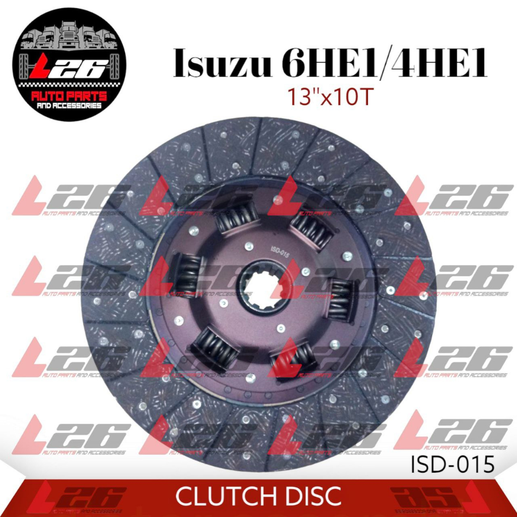 Isuzu 6HE1 4HE1 CLUTCH DISC PRESSURE PLATE 13"X10T ISD015 UPLUC