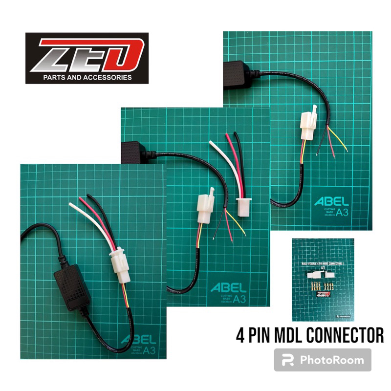 Mini Driving Light Wire Terminal Socket Connectors Relay Harness Wiring