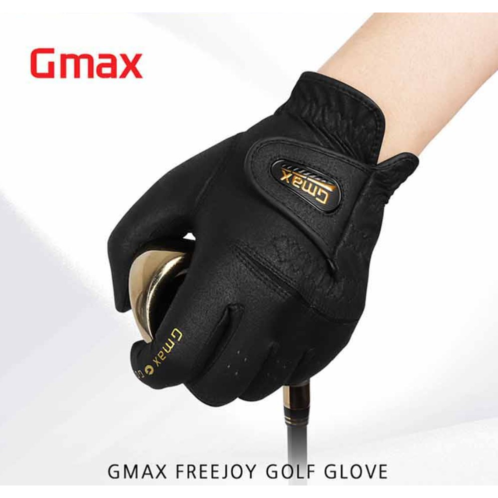 GMAX Free Joy Men s Washable Golf Glove in Synthetic Left BLACK COLOR