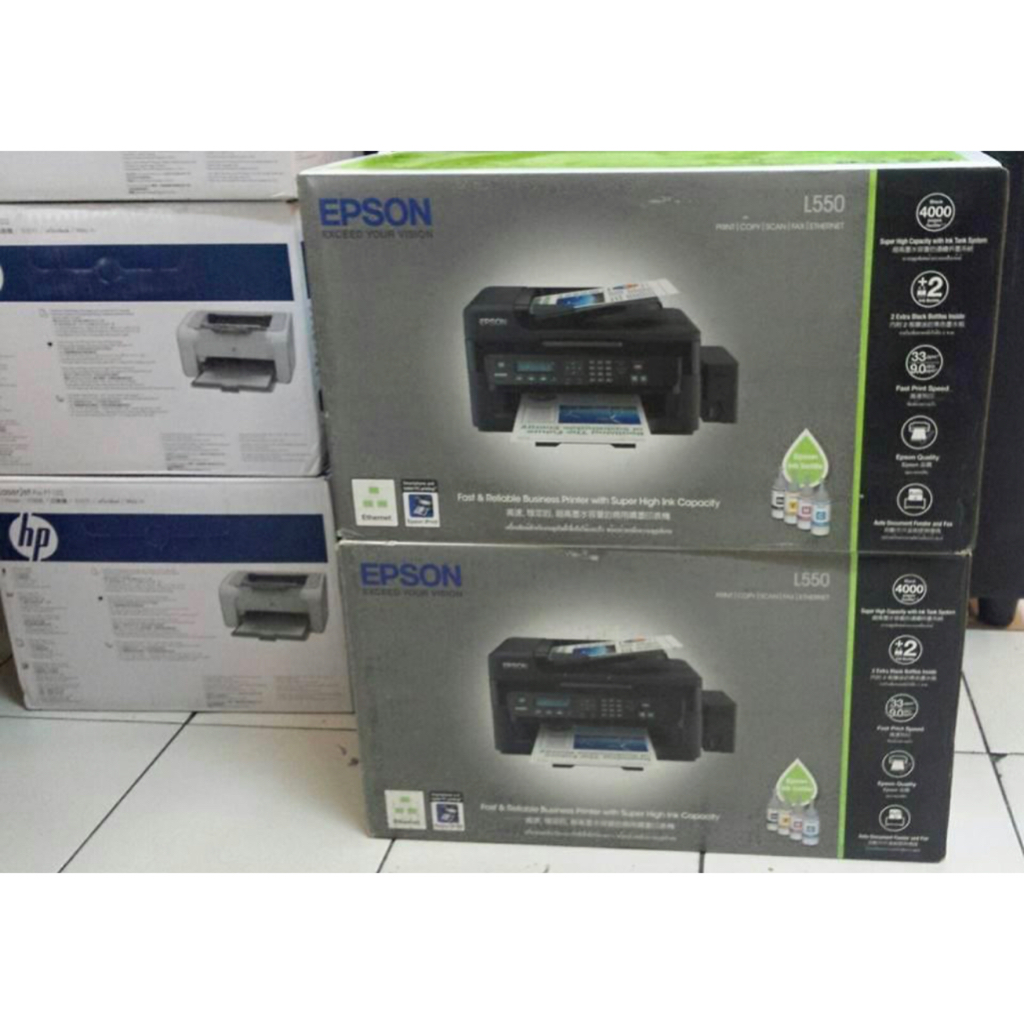 Epson L550 Scanner Wifi Multi Ink Tank Printer Buy 2 Get One Free Shopee Philippines 3836