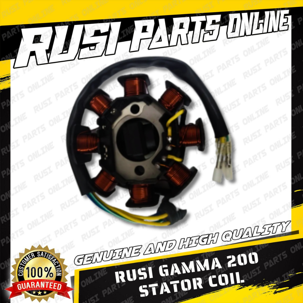 RUSI SSX/GAMMA200 Stator Coil TIMING CHAIN TYPE DC Shopee Philippines