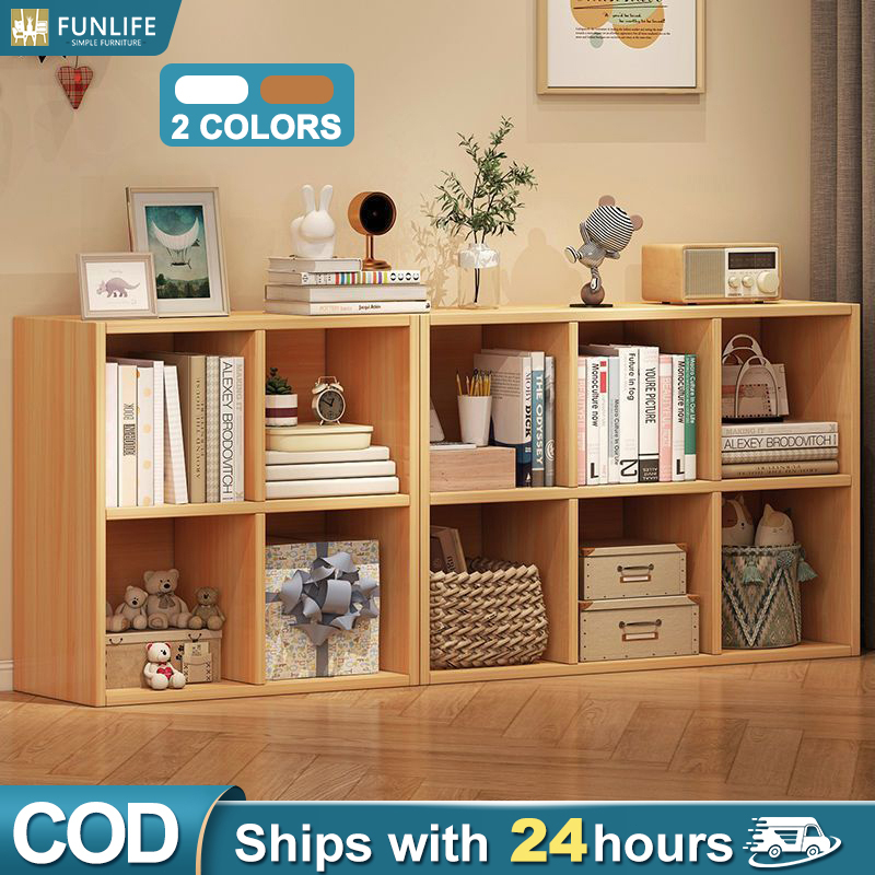 Bookshelf multifunctional shelf floor display practical storage