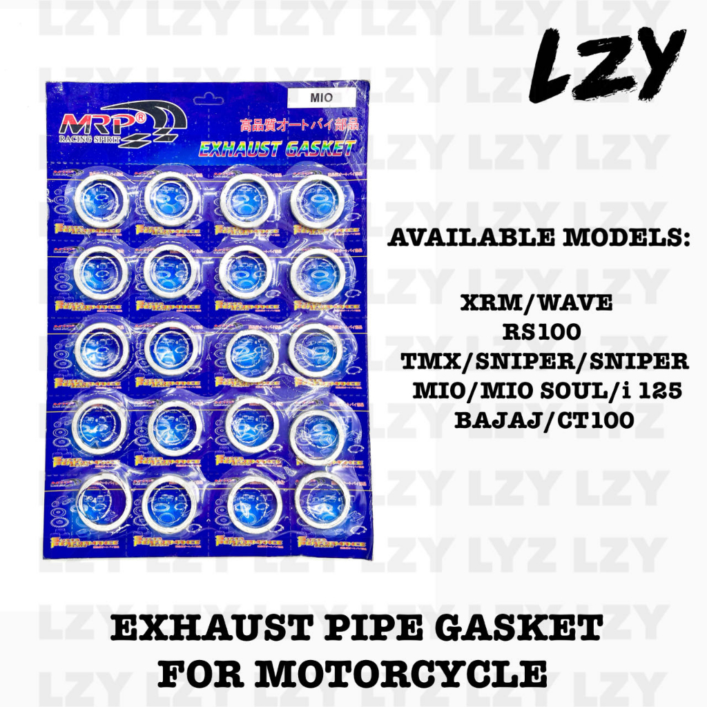 20Pcs Exhaust Pipe Gasket for Mio Mio Soul M3 i125 RS100 Xrm Wave Tmx